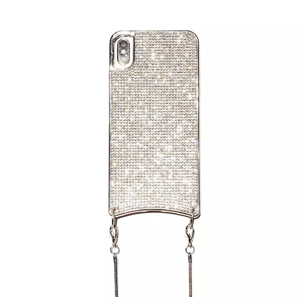 Studded Rhinestone Sparkle Crossbody iPhone Case - Picture 5 of 5